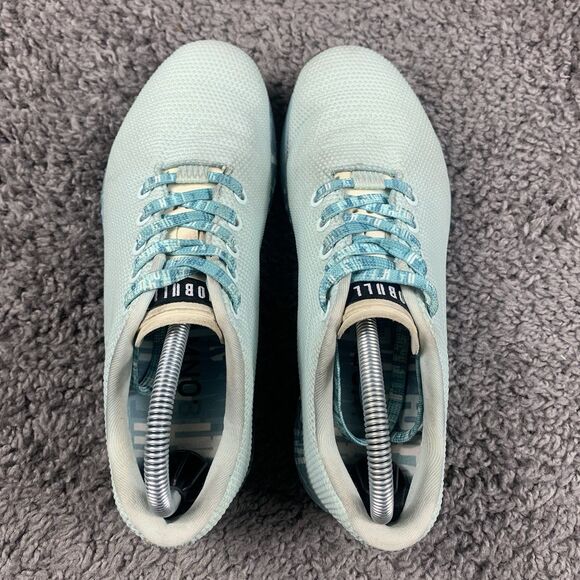 NOBULL SuperFabric Crossfit Trainer Shoes Sneakers Light Blue Women's US 8.5 - Picture 5 of 8